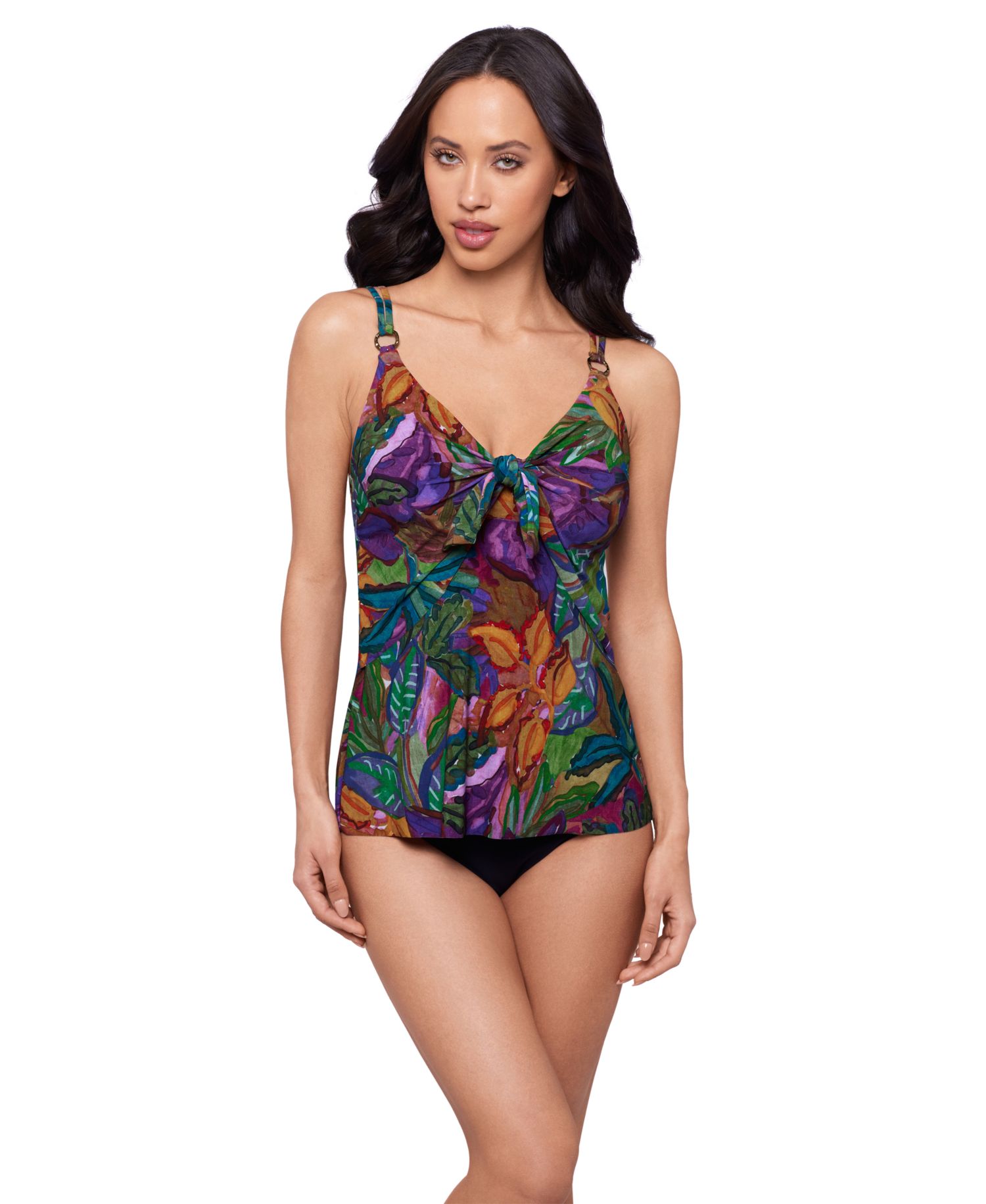 Women's Printed Cactus Flower Pareo Top