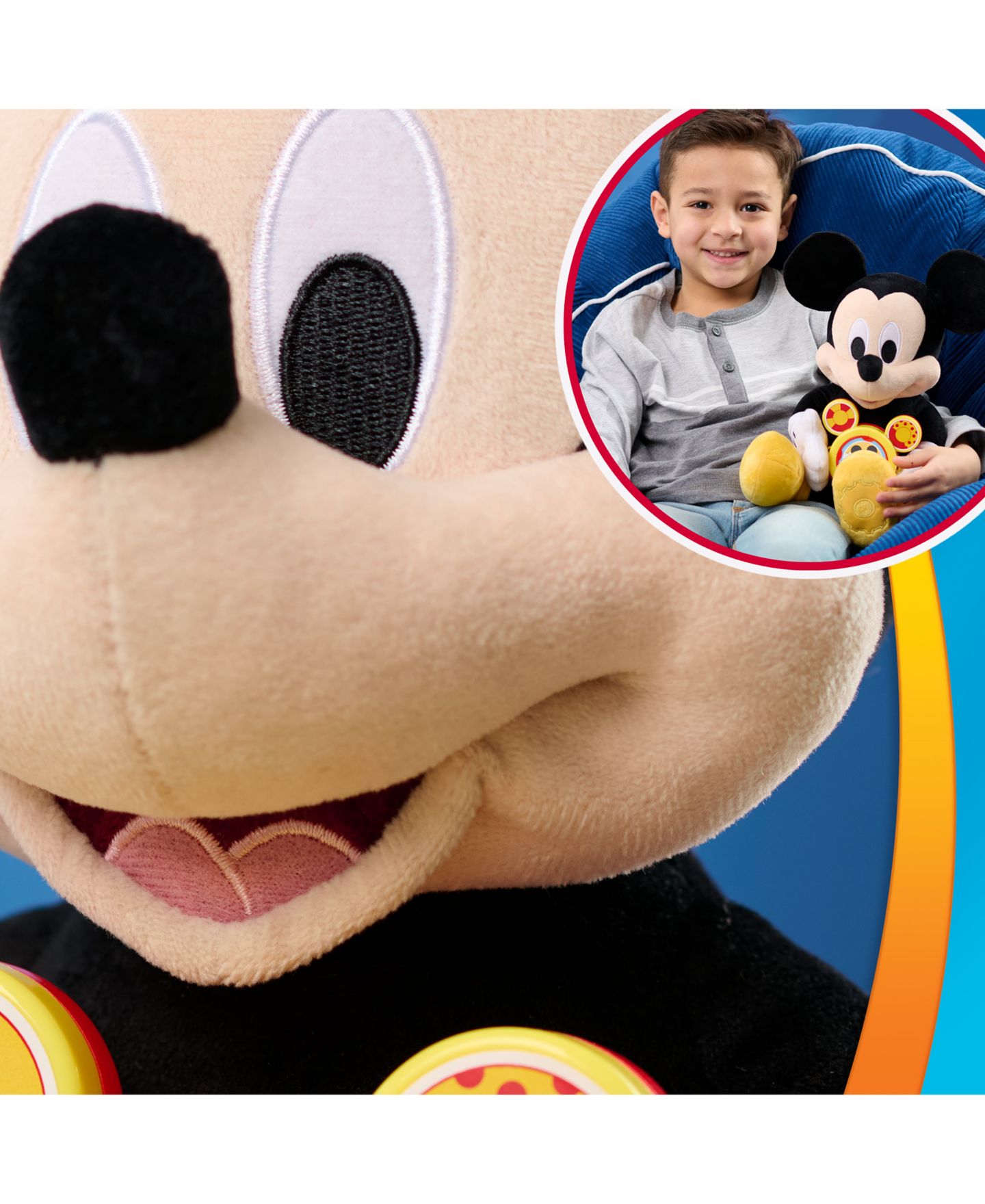 Детская мягкая игрушка Mickey Mouse Oh, Toodles! Interactive Plush Toy — фото 4