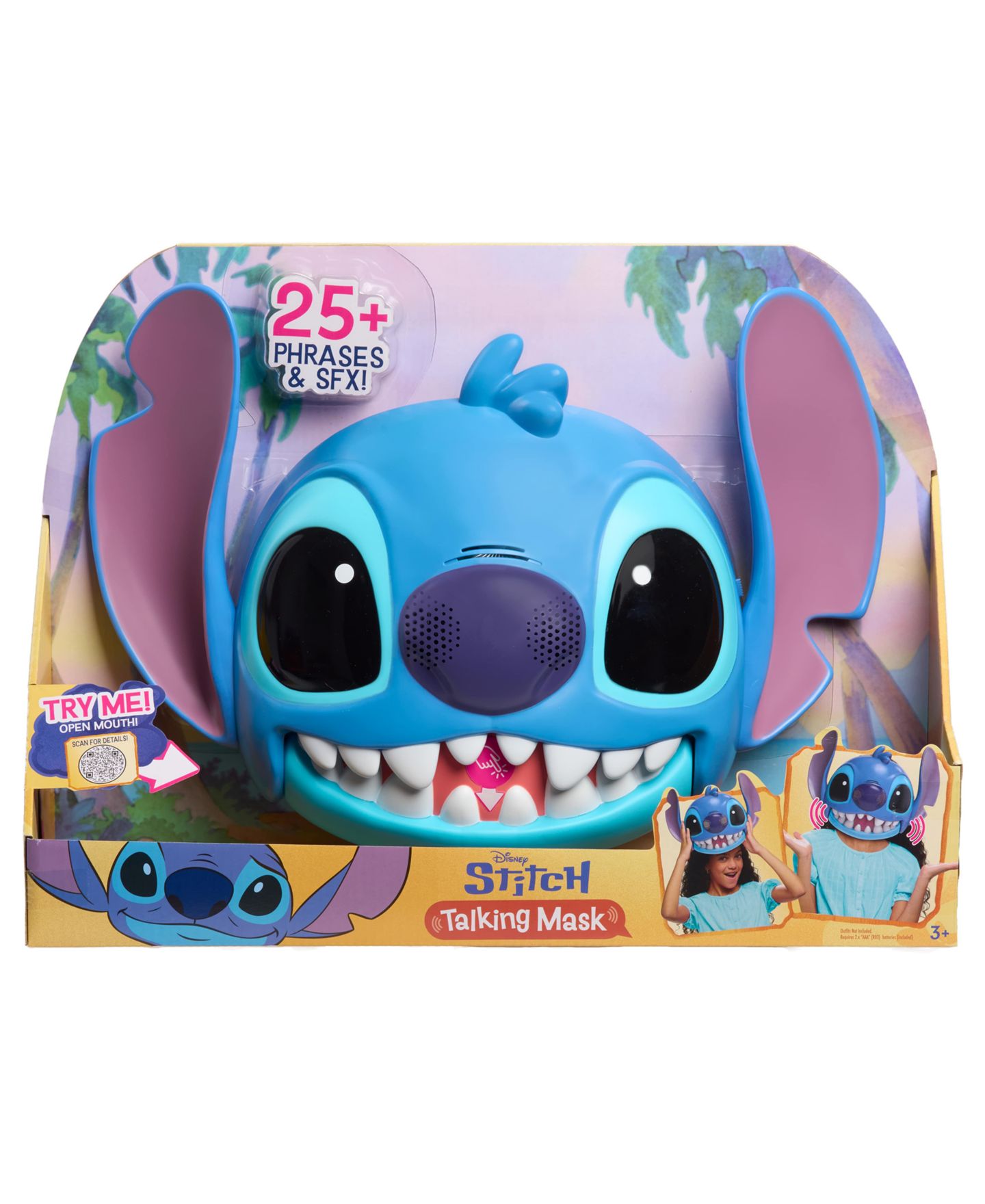 Детская игрушка Stitch Interactive Talking Moving-Mouth Mask, Ages 3+ — фото 2