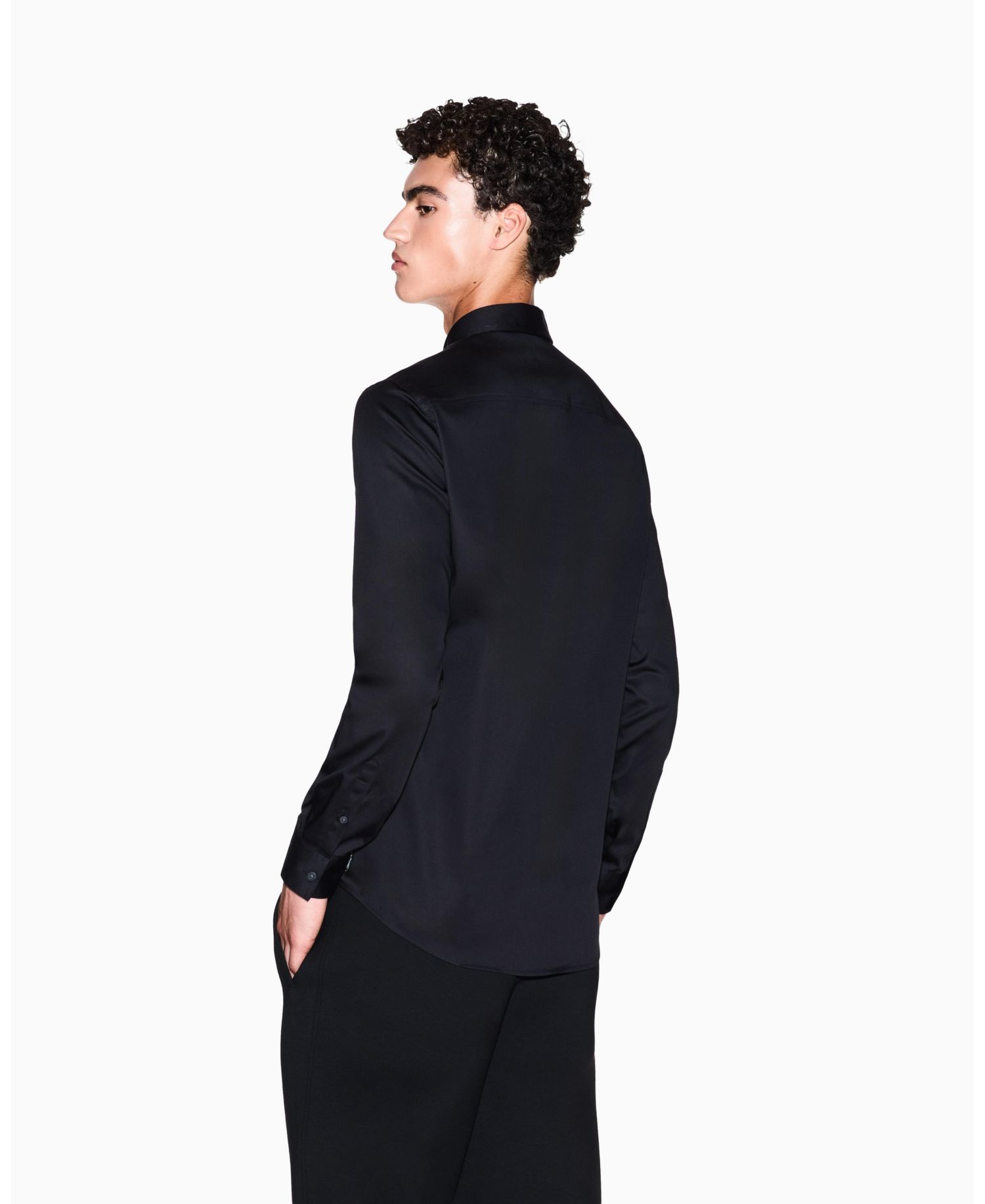 Men's Night Lab Satin Woven Shirt