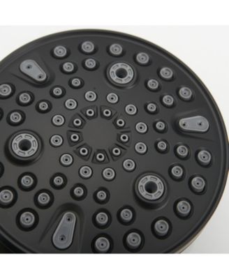 Single-Handle 1-Spray Round Rain Shower Faucet Set with Rain Shower Head & Hand Shower  (Valve Included)