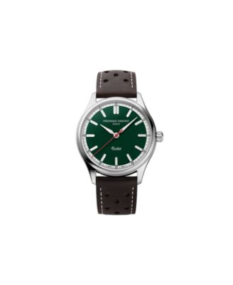 Men's Vintage Rally Healey Brown Strap Watch, 40mm