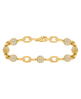 Macy's - Diamond Bracelet (1-1/2 ct. t.w.) in 14K Yellow Gold
