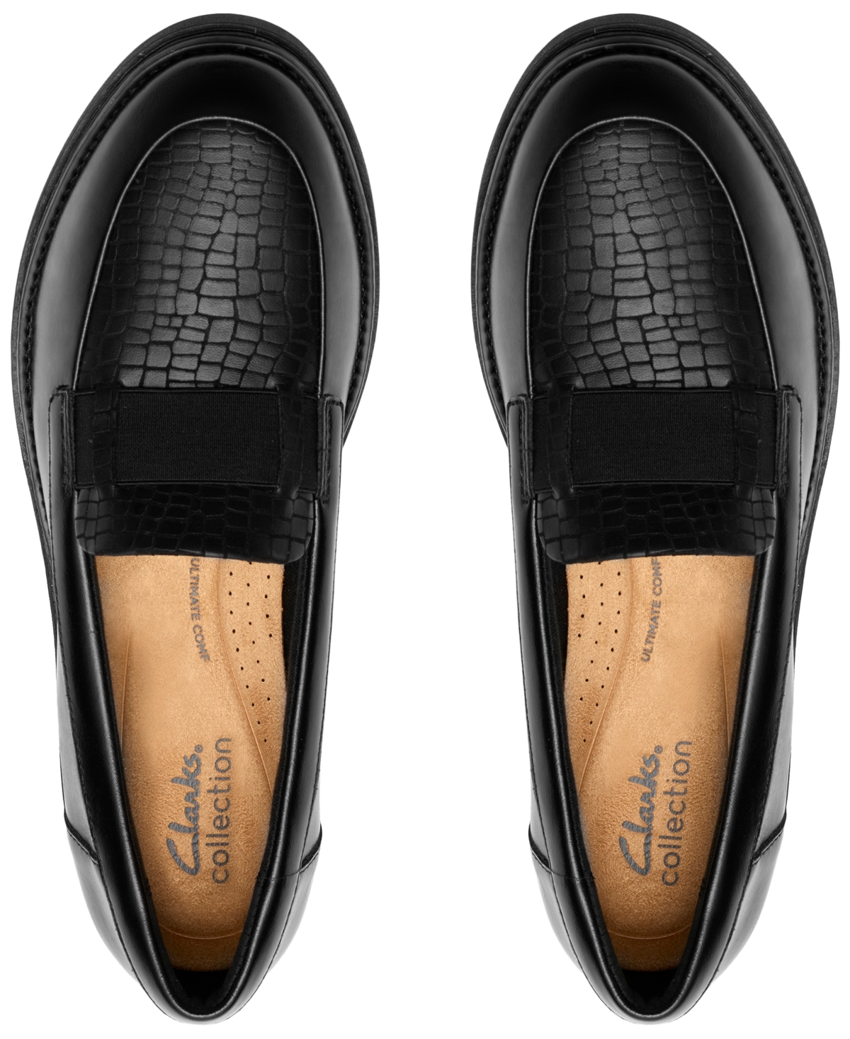 Clarks Women's Sharon Pace Slip-on Loafers In Black