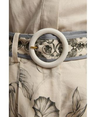 Women's Placed Print Short With Belt