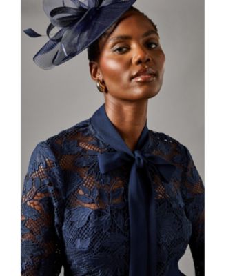 Women's Lace Tie Neck Jumpsuit