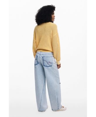 Women's Embroidered knit sweater