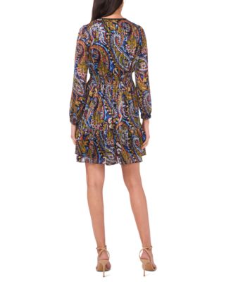 Women's Long Sleeve Babydoll Dress