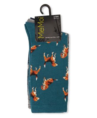 Women's 3 Pair Pack Beagle Crew Socks