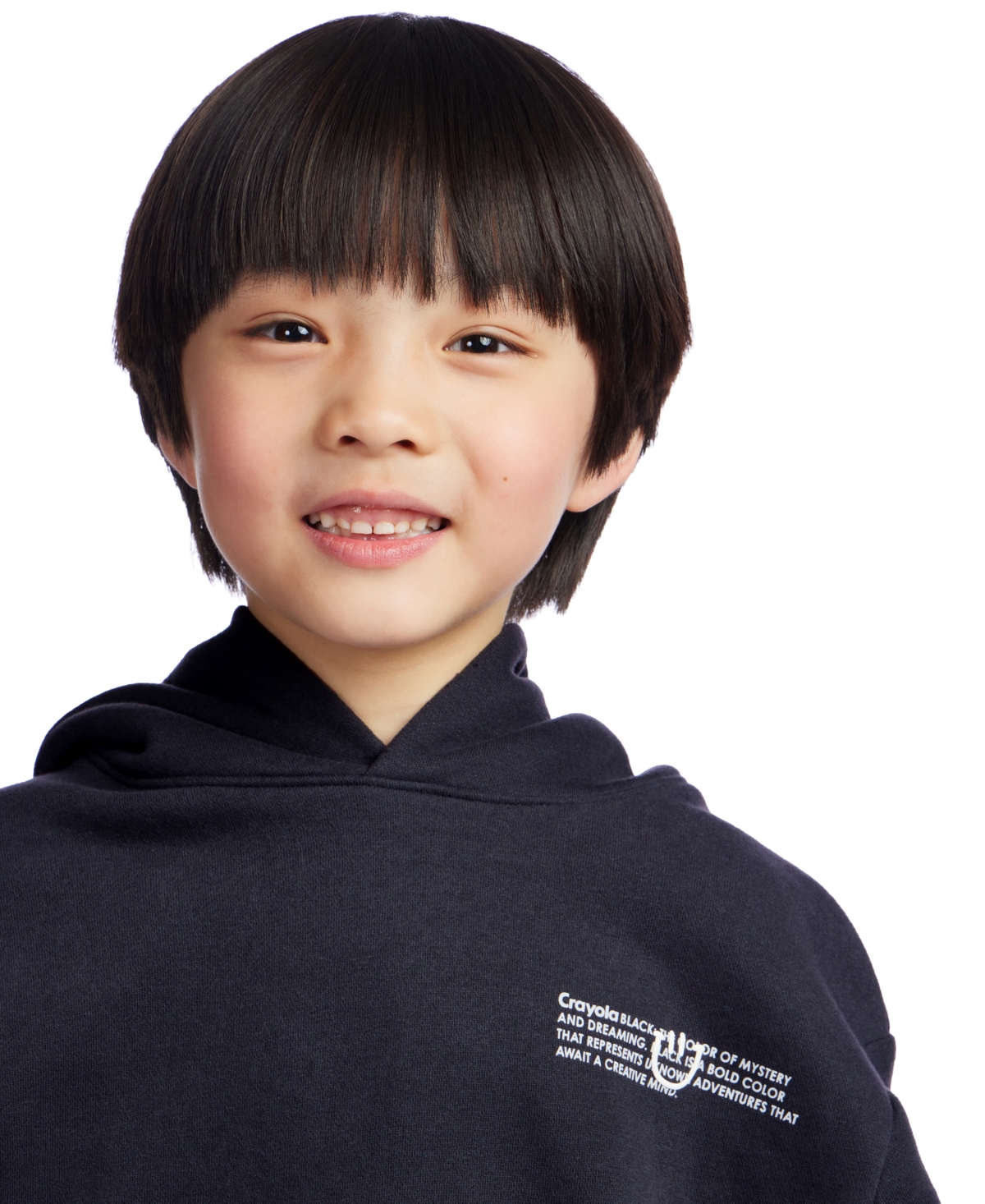 Color Lab Unisex 2t-6x Pull-on Printed Long Sleeve Hoodie In Black