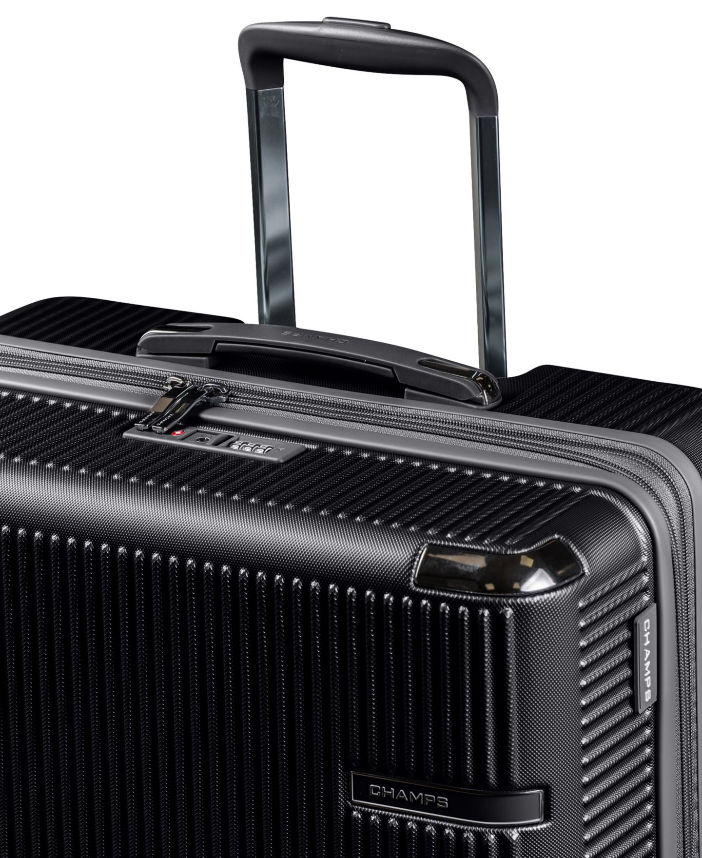 Чемоданы CHAMPS Legacy Collection 3-Pc. Hardside Luggage Set, цвет: Чёрный — фото 3