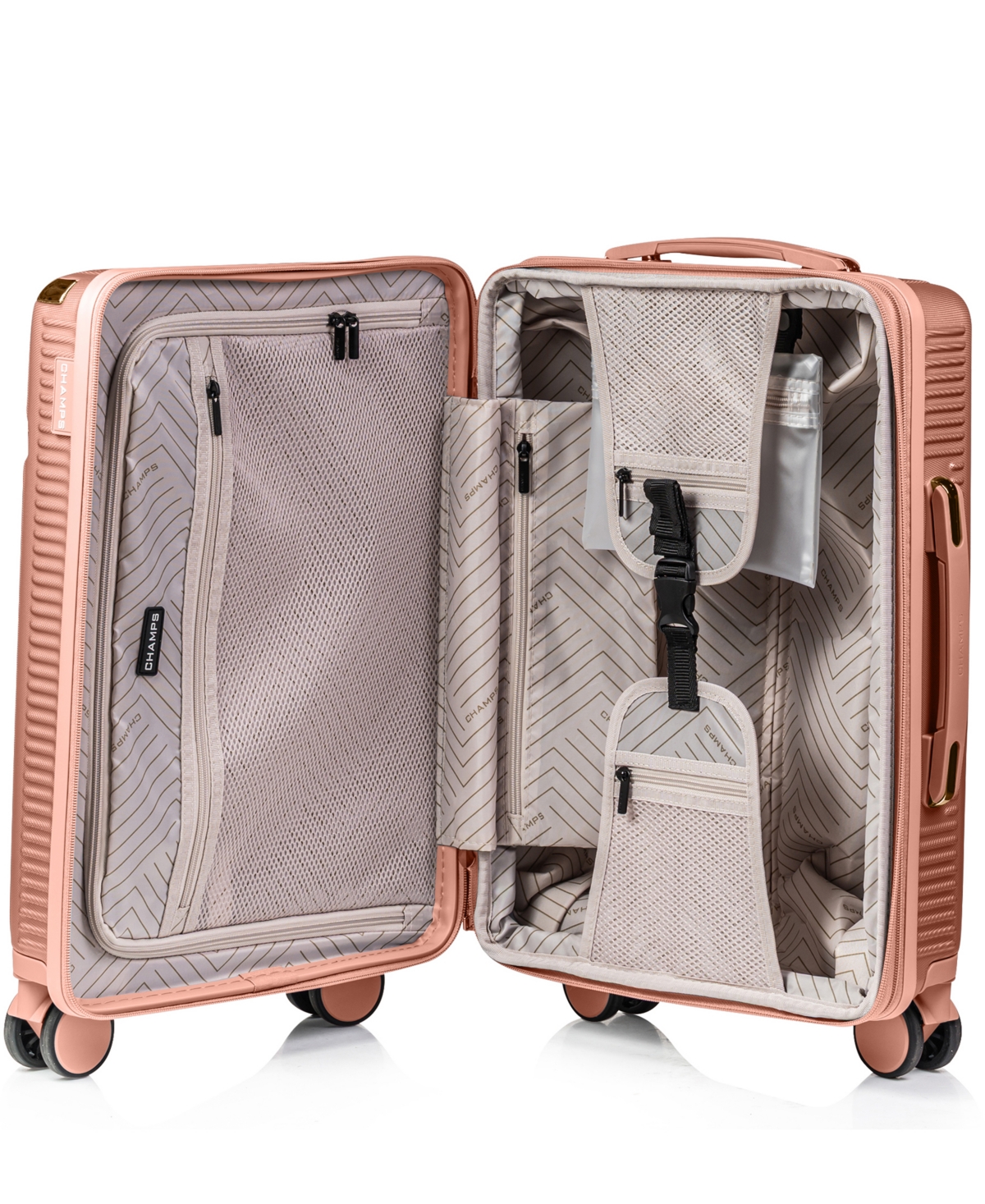 Champs Legacy Collection 3-pc. Hardside Luggage Set In Gold