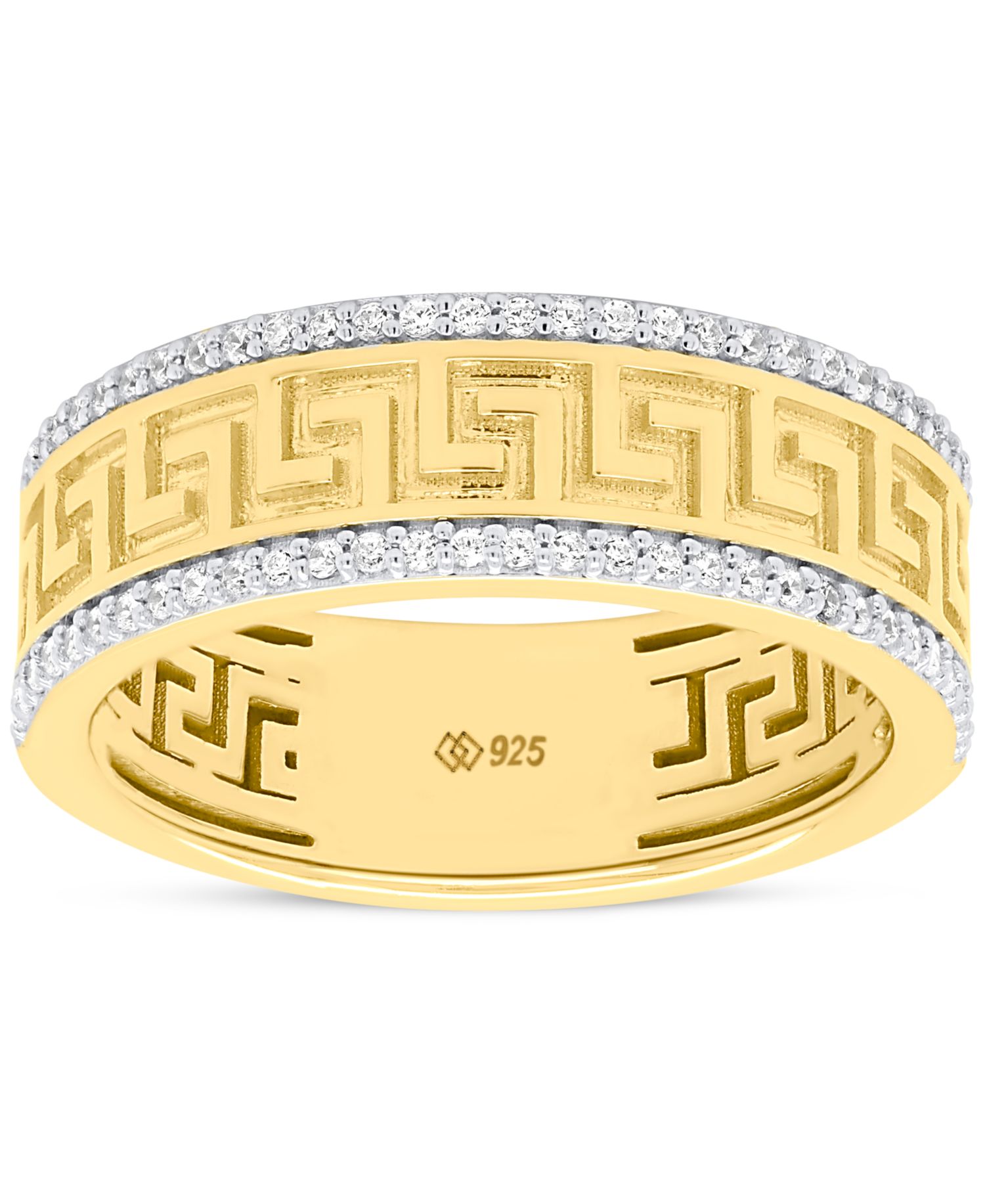 Diamond Ring (1/4 ct. t.w.) in 14k Gold Plated Sterling Silver