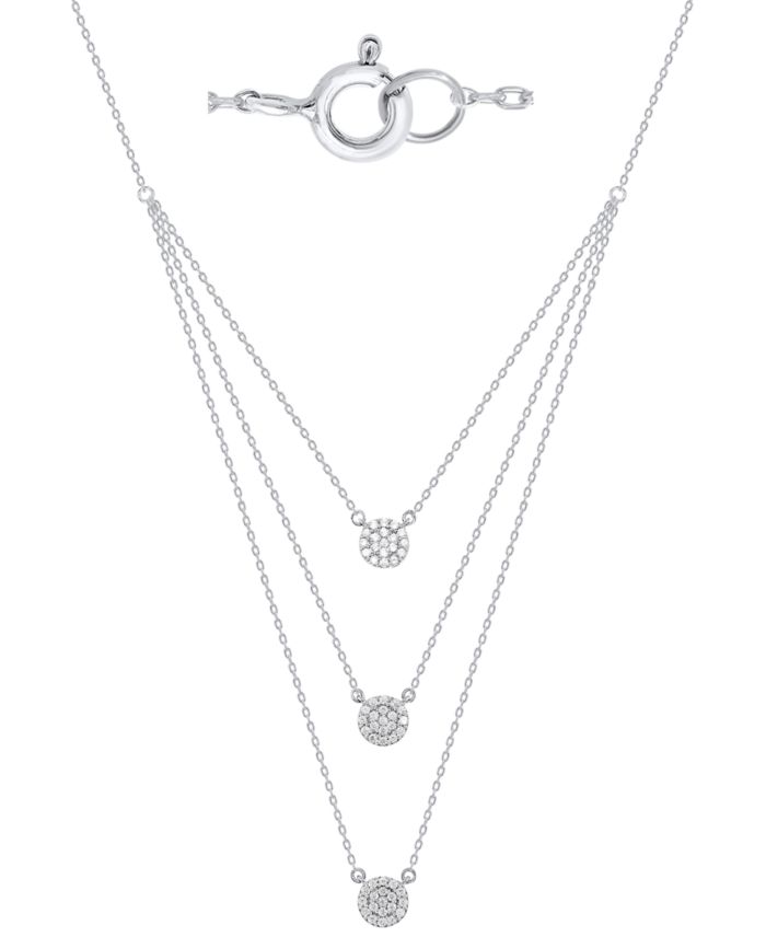 Diamond Necklace (1/2 ct. t.w.) in Sterling Silver