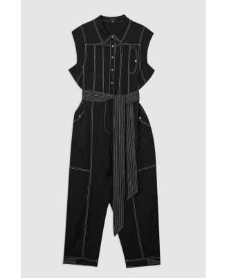 Women's Premium Linen Woven Jumpsuit