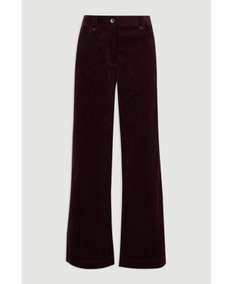 Women's Cord Straight Leg Pants
