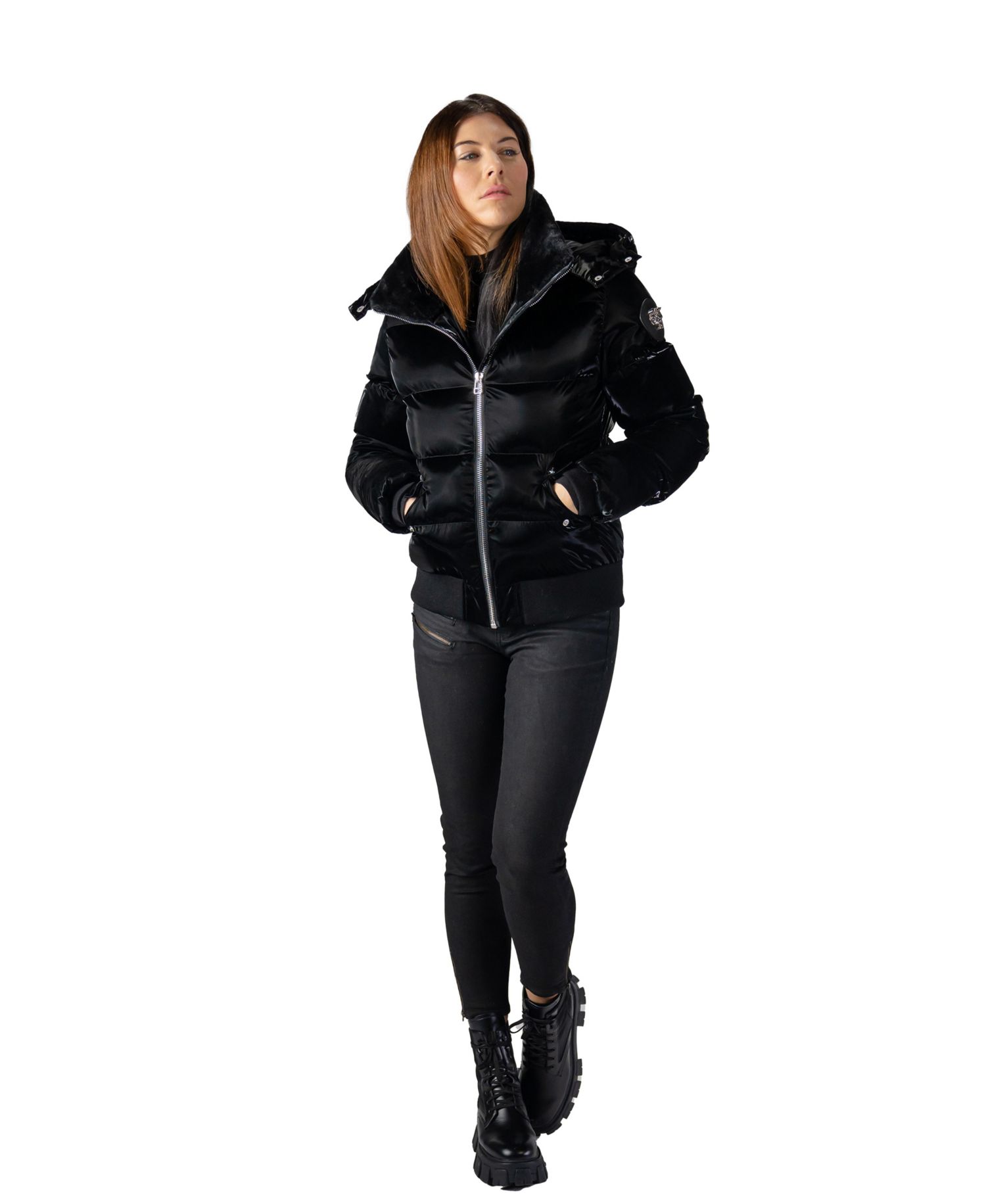 Women's Woody Bomber Quilted Winter Coat