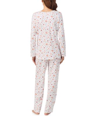 Women's 2-Piece Long Sleeve Top and Pants Pajama Set