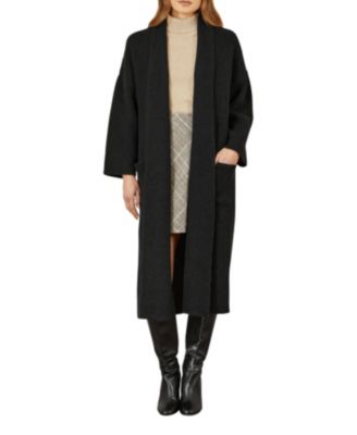 Women's Knitted Maxi Cardigan With Pockets