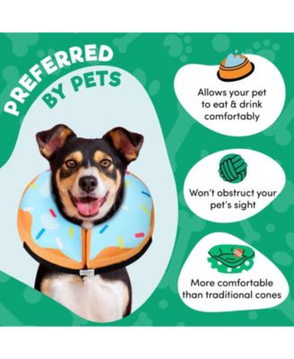 Inflatable Dog Cone Collar Alternative Soft Recovery Donut ECollar