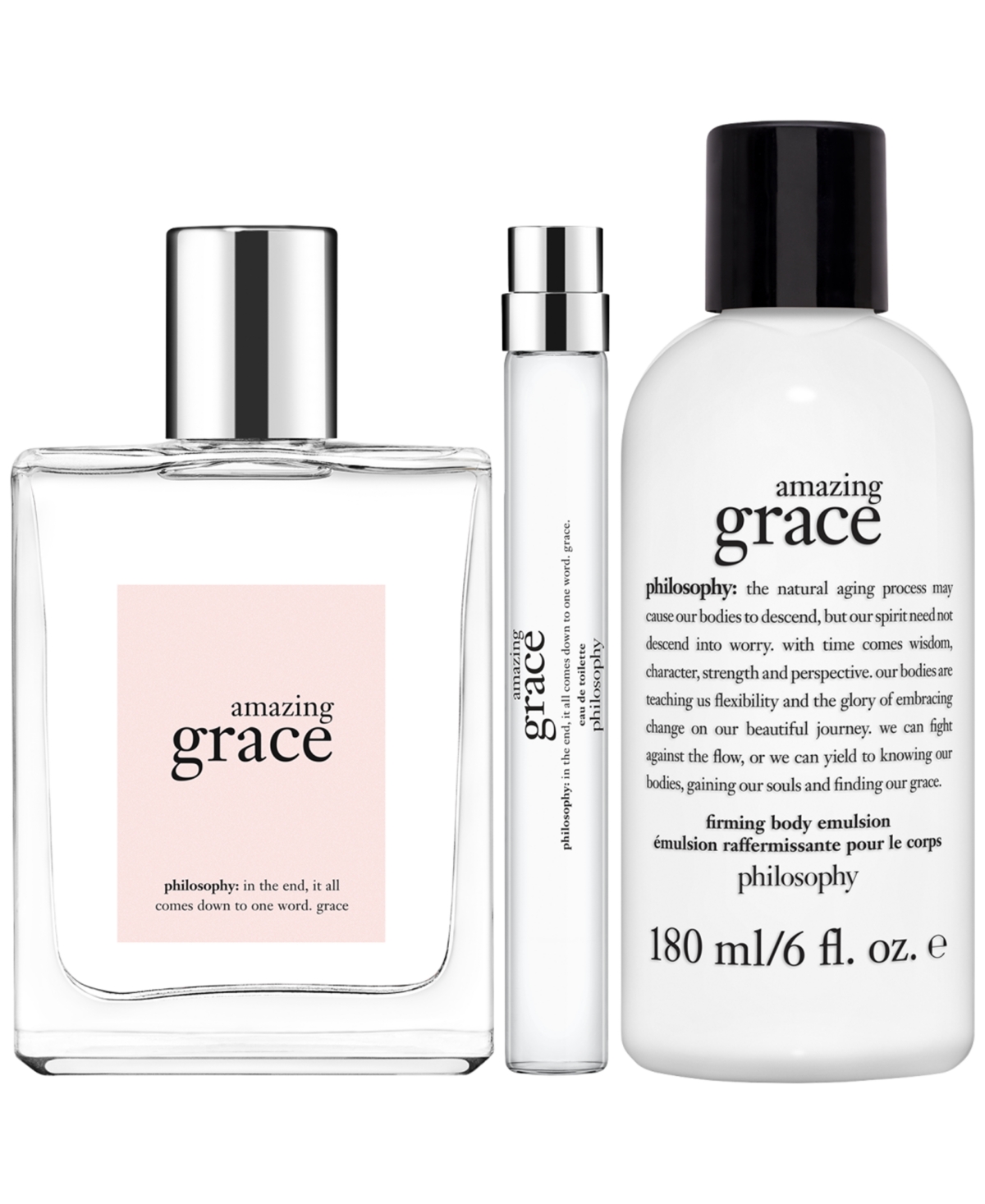Philosophy Di Lorenzo Serafini 3-pc. Amazing Grace Eau De Toilette Collection Fragrance Gift Set In Transparent