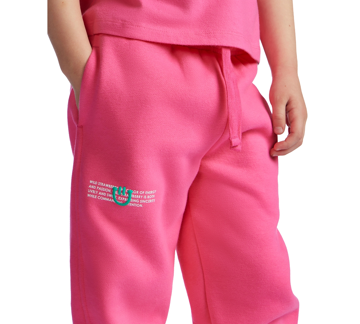Color Lab Unisex 2t-6x Pull-on Fleece Jogger Pants In Pink