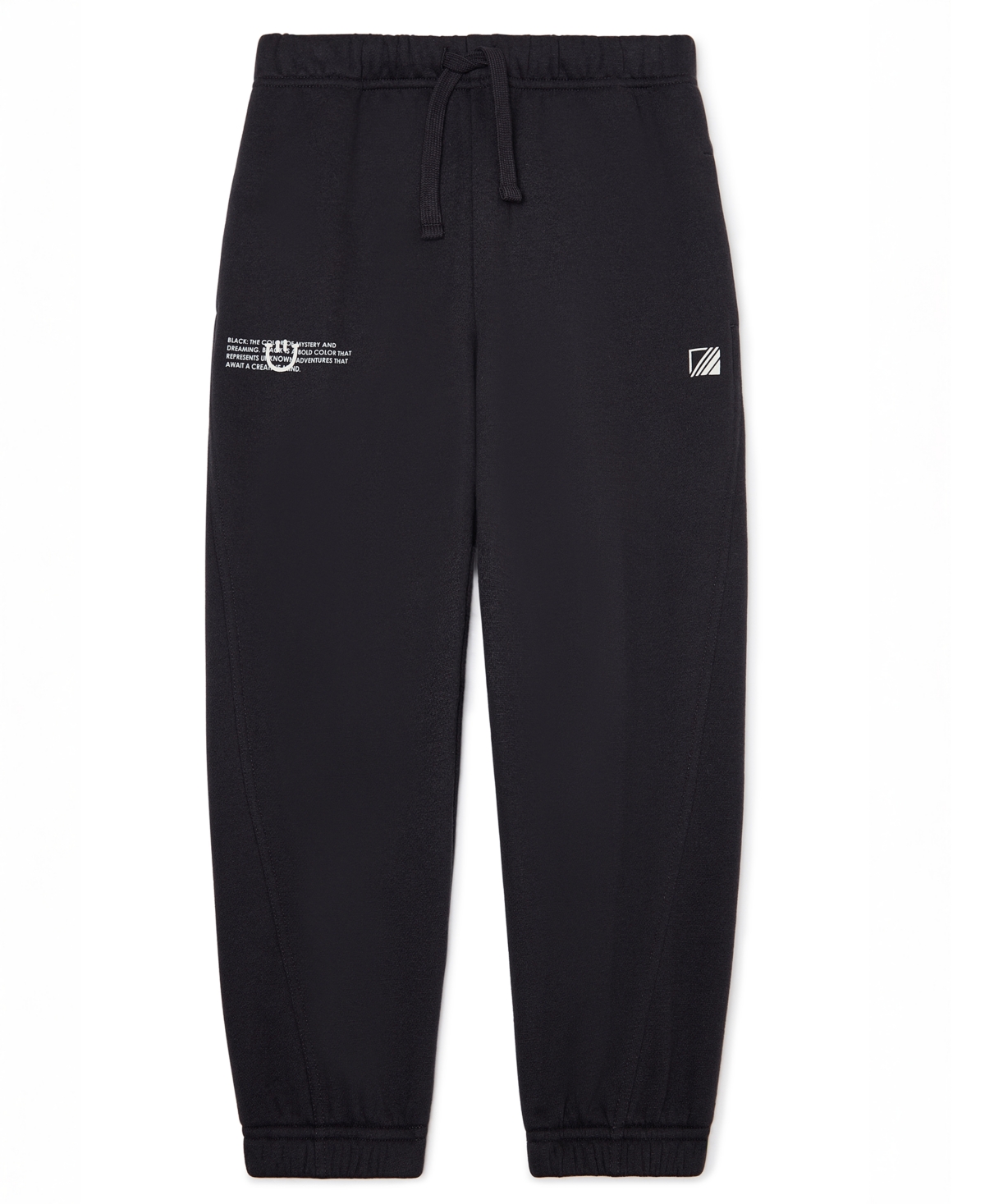 Color Lab Unisex 2t-6x Pull-on Fleece Jogger Pants In Black
