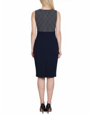 Women's Scoop Neck 3/4 Sleeve Dress