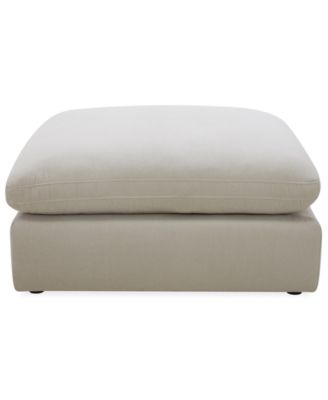 Fog 43" Fabric Ottoman