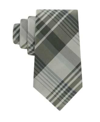Calvin Klein - Men's Doris Plaid Pattern Classic Tie