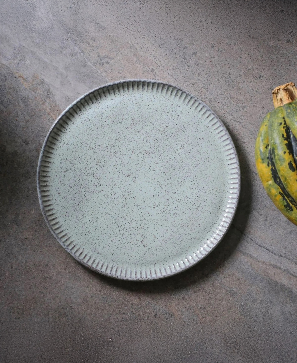 Porto Brasil Stoneware Linhas Dessert Plates, Set Of 6 In Gray