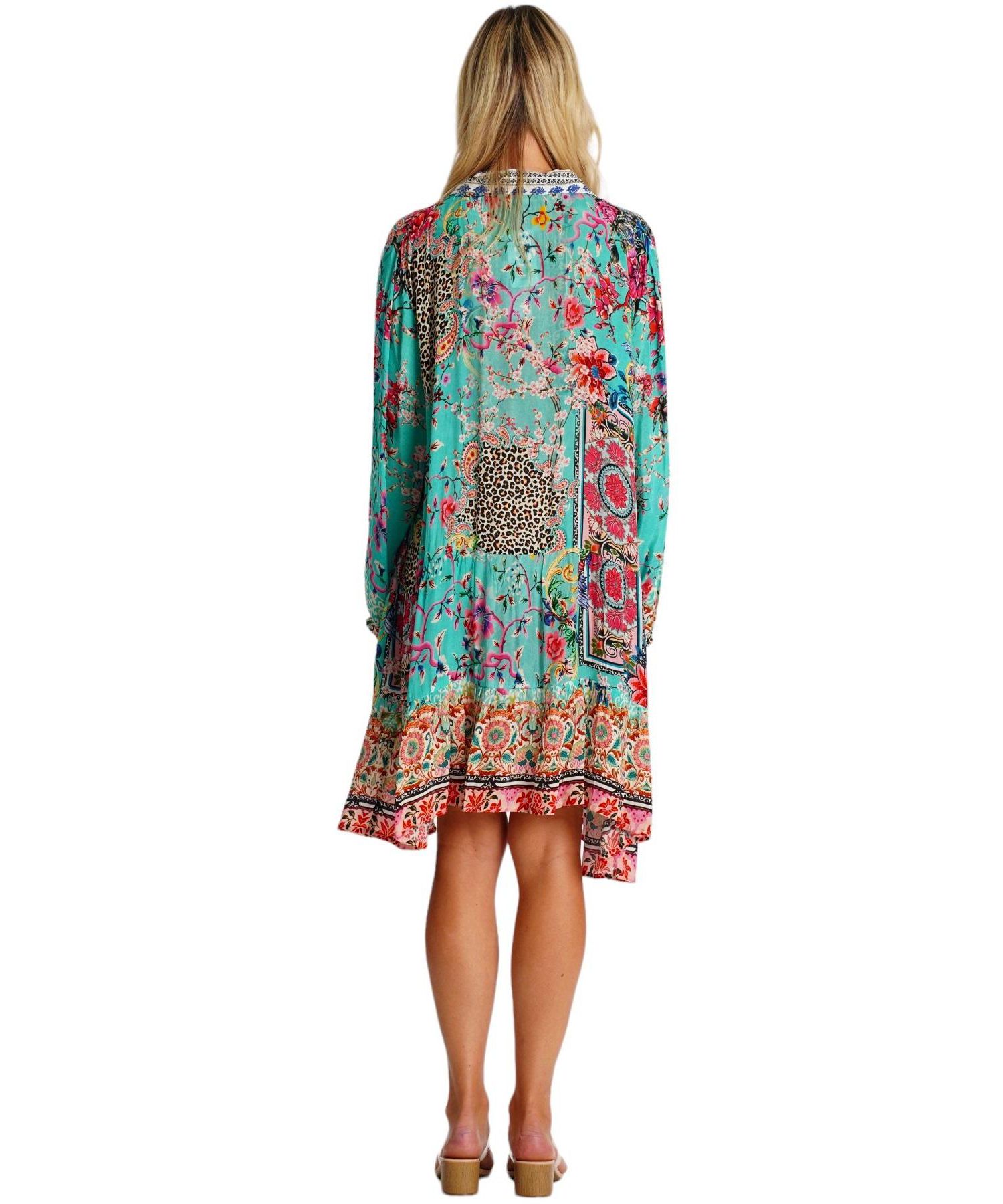 Women's Summer Dress with Collared Neck