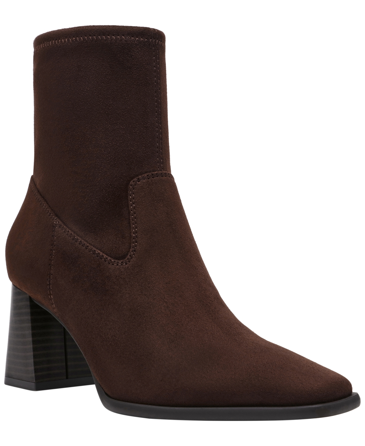 Anne Klein Women's Paidge Block Heel Dress Booties In Brown