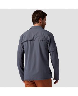 Men's Tahoe Woven Convertible Snap-Up Shirt Performance Shirts Long Sleeve