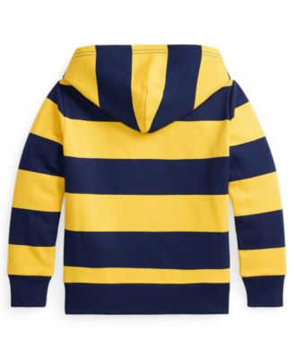 Boys' 2T-7 Rugby Stripe Long-Sleeves Hoodie