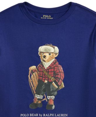 Boys' 8-20 Polo Bear Cotton Jersey Tee