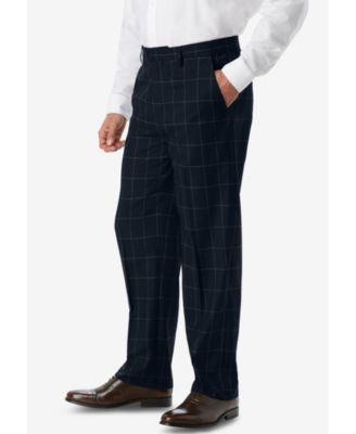 Big & Tall Easy Movement Plain-Front Expandable Dress Pants