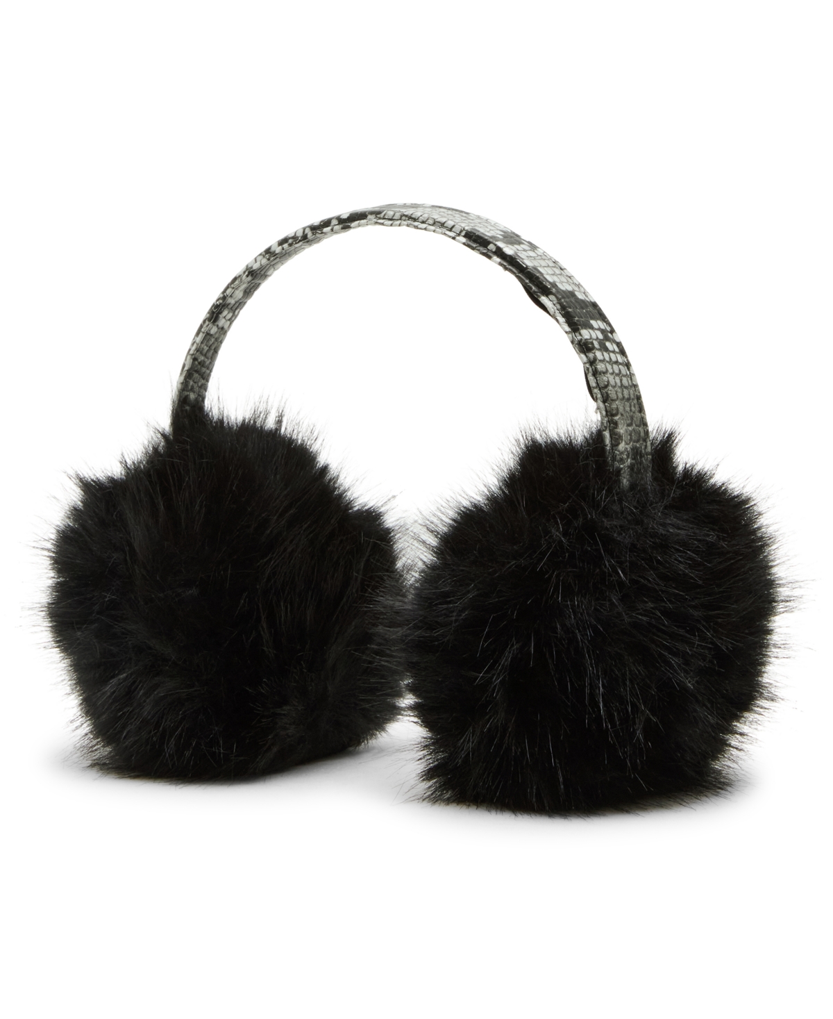Steve Madden Women's 2-piece Snake Band Earmuff And Gloves Gift Set In Brown