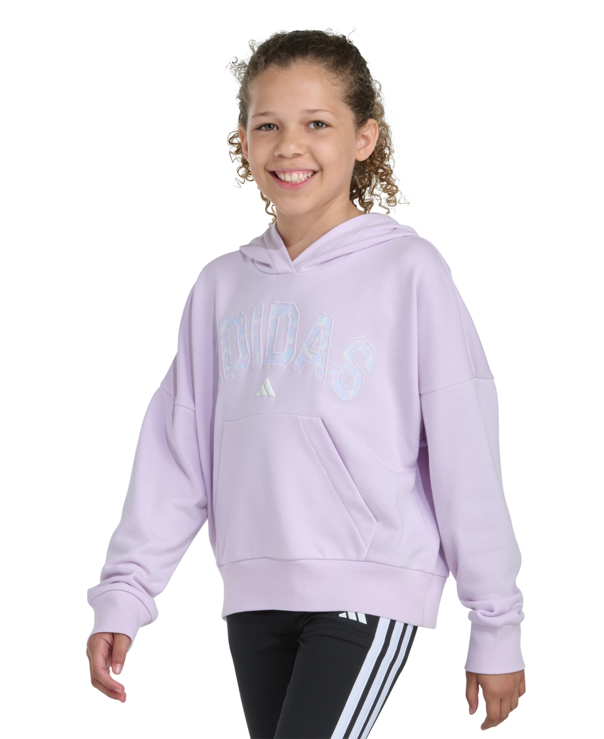 adidas Girls 8-16 Long Sleeve Hoodie