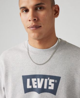 Men's Relaxed Fit Vintage-Style Graphic Sweatshirt