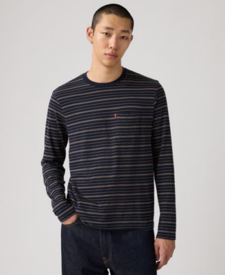 Levi's - Men's Long Sleeve Crewneck Pocket T-Shirt