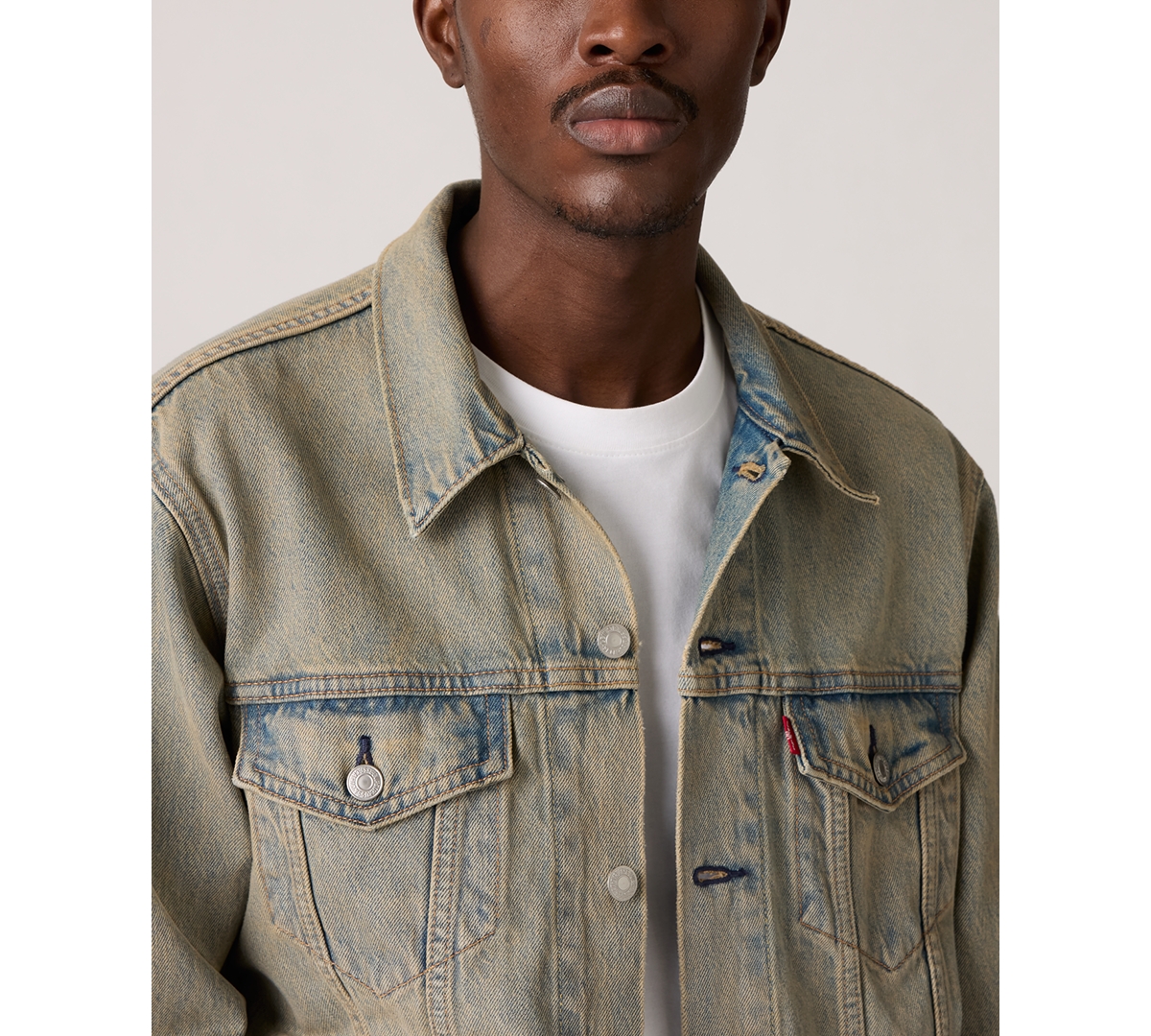 Levi's Men's Relaxed-fit Trucker Jacket In Gray