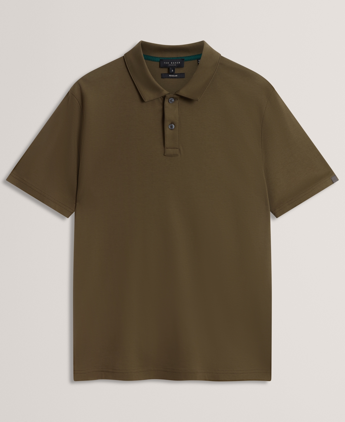 Ted Baker Connall Cotton Polo In Brown