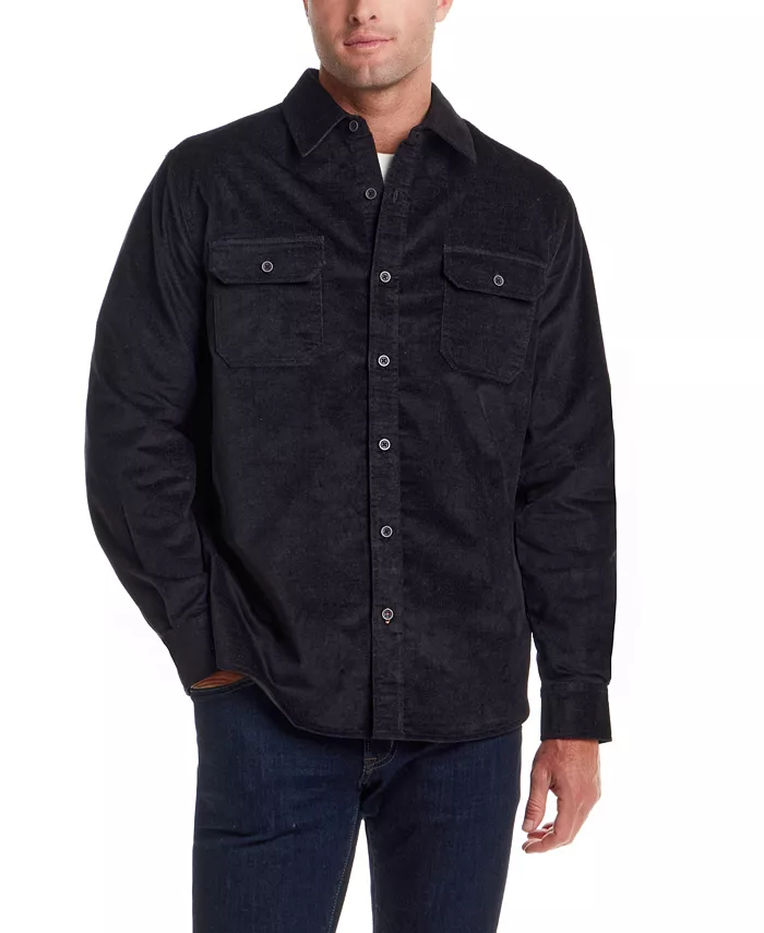 Men's Superfine Corduroy Long Sleeve Overshirt
