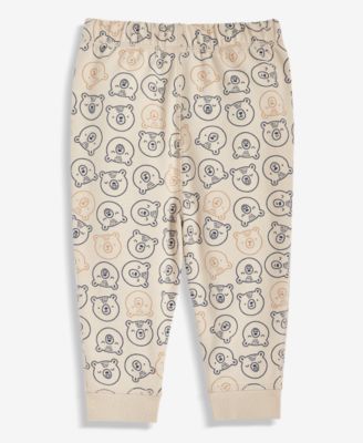Boys' Toddler 2T-4T Bear-Print Joggers Pants, Macy's Exclusive