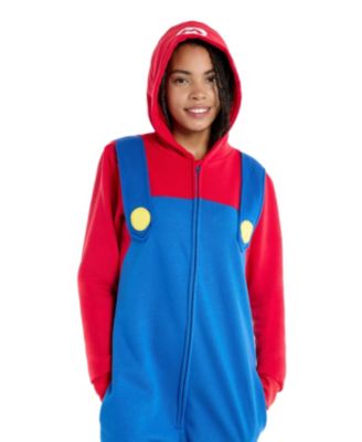 Men's Adult Onesies - Mario And Luigi Nintendo Outfits