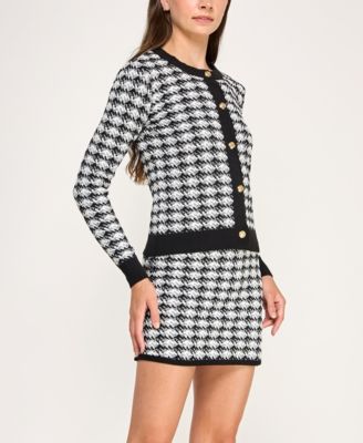 Juniors' 2-Piece Sleeveless Sweater Dress