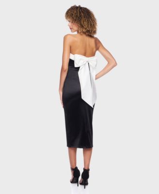 Juniors' Strapless Sleeveless Dress