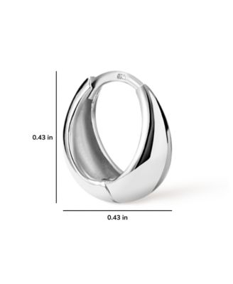 Bold Huggie Hoops  - Nate