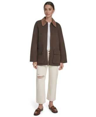 Women's Front Zipper Barn Jacket